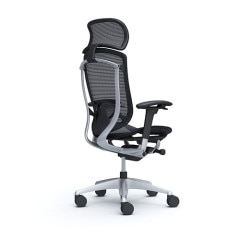 クーポンコード「okamura」で3%オフ【国内受注生産納期6～7週】オカムラ コンテッサ セコンダ / エクストラハイバック（大型固定ヘッドレスト） / 座メッシュ / アジャストアーム / シルバーフレーム / ブラックボディ or グレーボディ / ランバーサポート付き