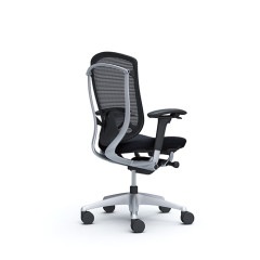 クーポンコード「okamura」で3%オフ【国内受注生産納期6～7週】オカムラ コンテッサ セコンダ / ハイバック（ヘッドレスト無し） / 座クッション / アジャストアーム / シルバーフレーム / ブラックボディ or グレーボディ / ランバーサポート付き