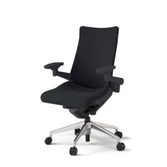 【国内受注生産納期6～7週】[ITOKI]イトーキ /ACT（アクト）／背面：クロス／ハイバック／アルミミラー脚／アジャスタブル肘／ランバーサポート有り／ハンガー無し