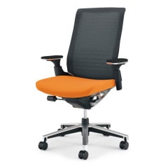 【国内受注生産納期6～7週】[KOKUYO] INSPINE（インスパイン）ハイバック / 可動肘 / 背面メッシュ / 座面クッションカラー選択可