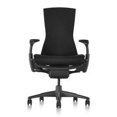 【当店在庫商品】エンボディチェア  [HermanMiller] グラファイトフレーム グラファイトベース シンク・ブラック(3SY12) 