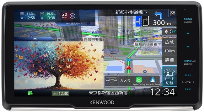 ケンウッド 彩速ナビ 9V型フローティング MDV-M912F | カー用品