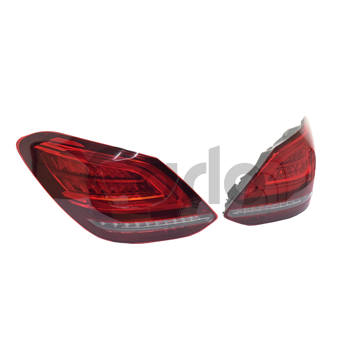 ベンツ W205 Cクラス 前期用 テールランプ 左右 後期タイプ テール