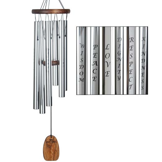 Woodstock Chimes ウッドストックチャイム ウィンドチャイム Affirmation Chime Virtues