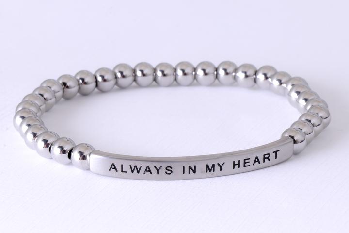 ALWAYS IN MY HEART (Silver/Medium)