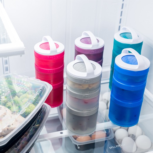 BlenderBottle ProStak Expansion Pak with Handle Cyan ֥ܥȥ ץå ѥ󥷥ѥå  ϥɥ 