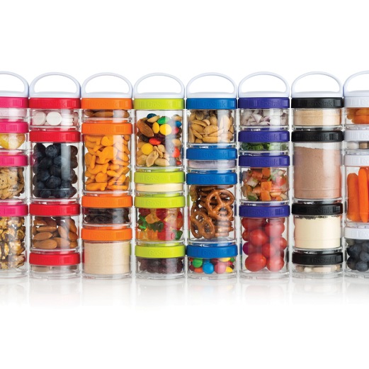 BlenderBottle GoStak Starter 4Pack Black ֥ܥȥ å ֥å