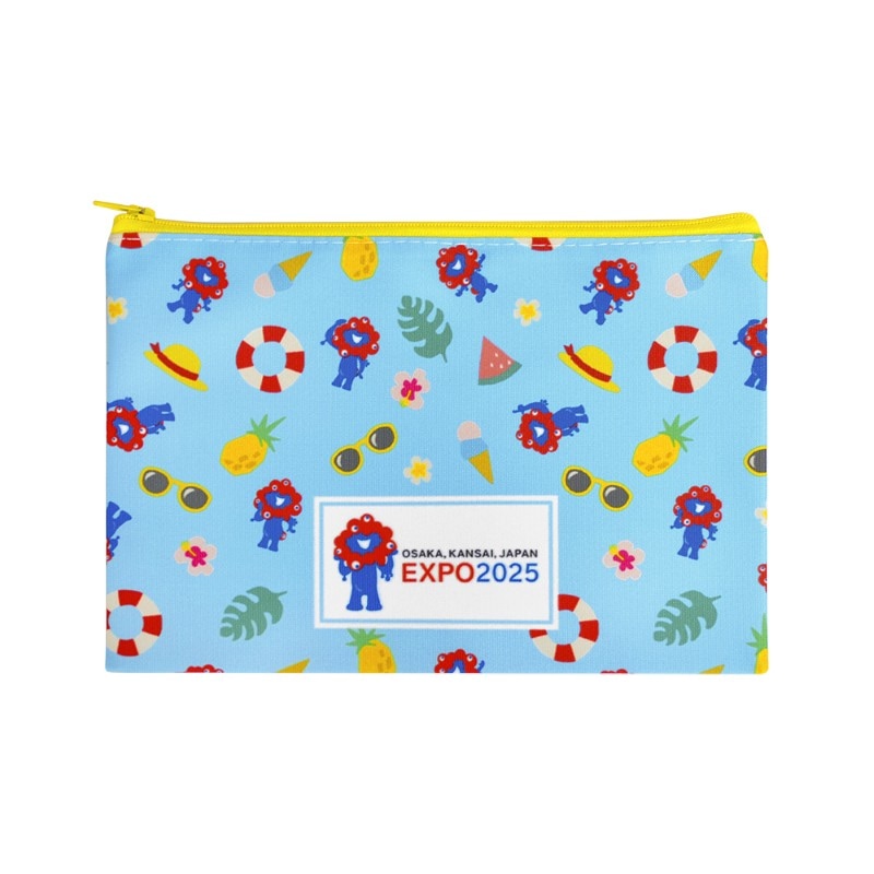 EXP02025 ミャクミャク  ジッパーポーチ サマー