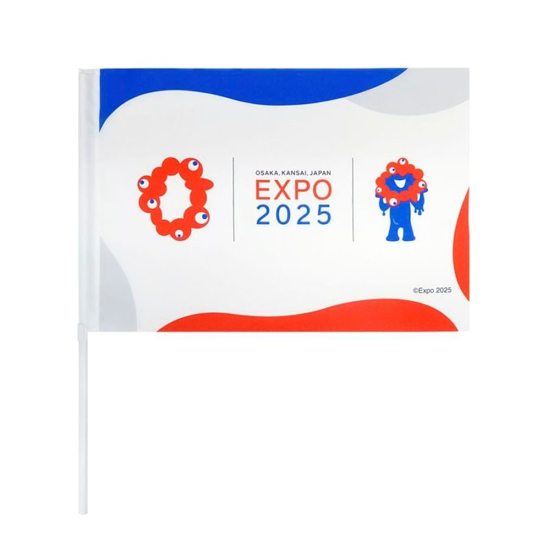 EXPO2025 ミャクミャク  応援フラッグ WORLD 