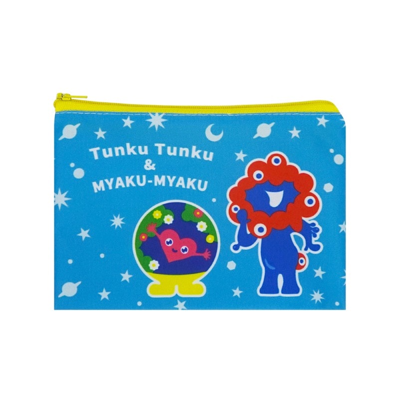 EXPO2025 ミャクミャク 【トゥンクトゥンク】 ジッパーポーチ ブルー