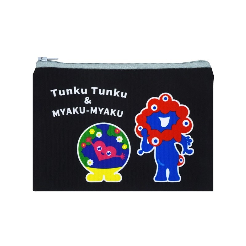 EXPO2025 ミャクミャク 【トゥンクトゥンク】 ジッパーポーチ 黒