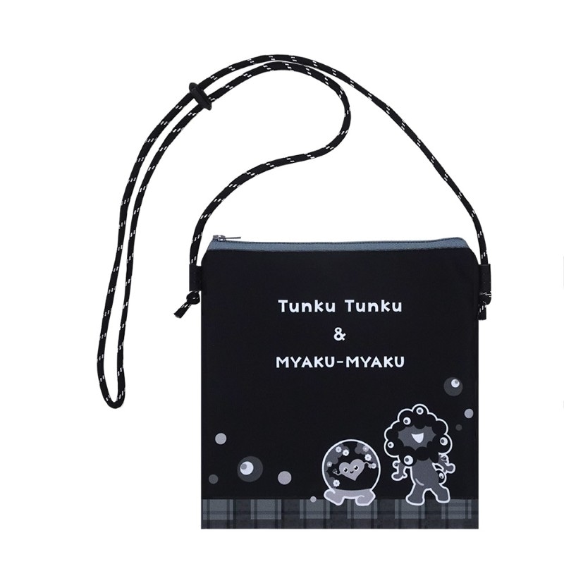 EXPO2025 ミャクミャク 【トゥンクトゥンク】 ショルダーポーチ 黒 なかよし