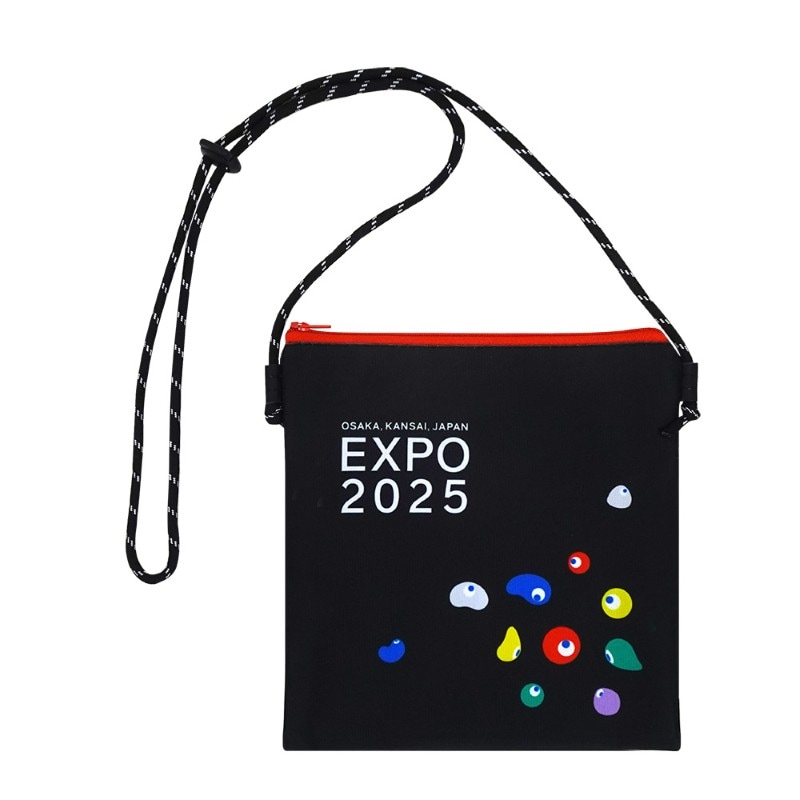 EXPO2025 VI  ショルダーポーチ なかま 黒 