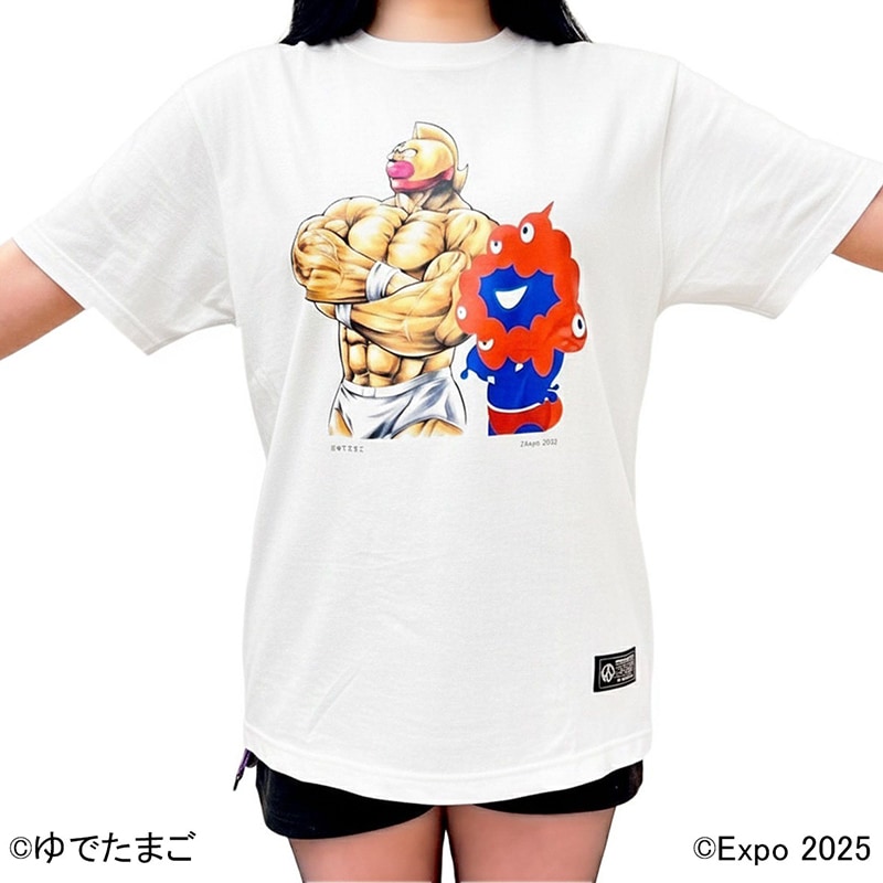 EXPO2025 ミャクミャク キン肉マンコラボ Tシャツ ホワイト XL