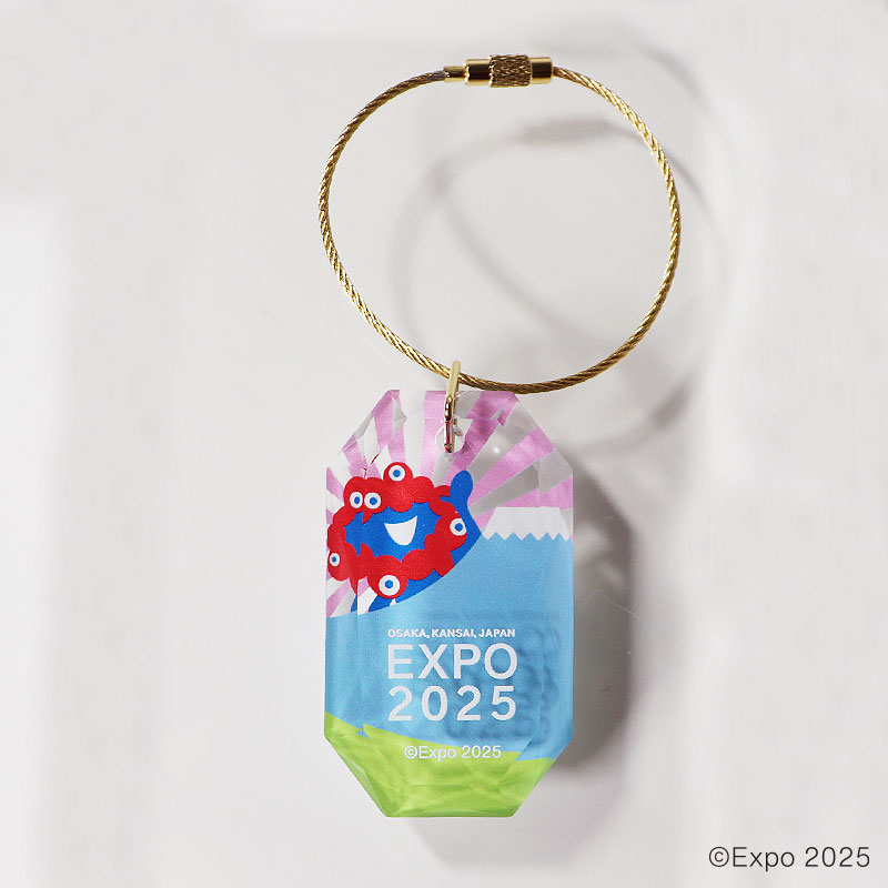EXPO 2025 ミャクミャク クリスタルチャーム 日の出 | キーホルダー