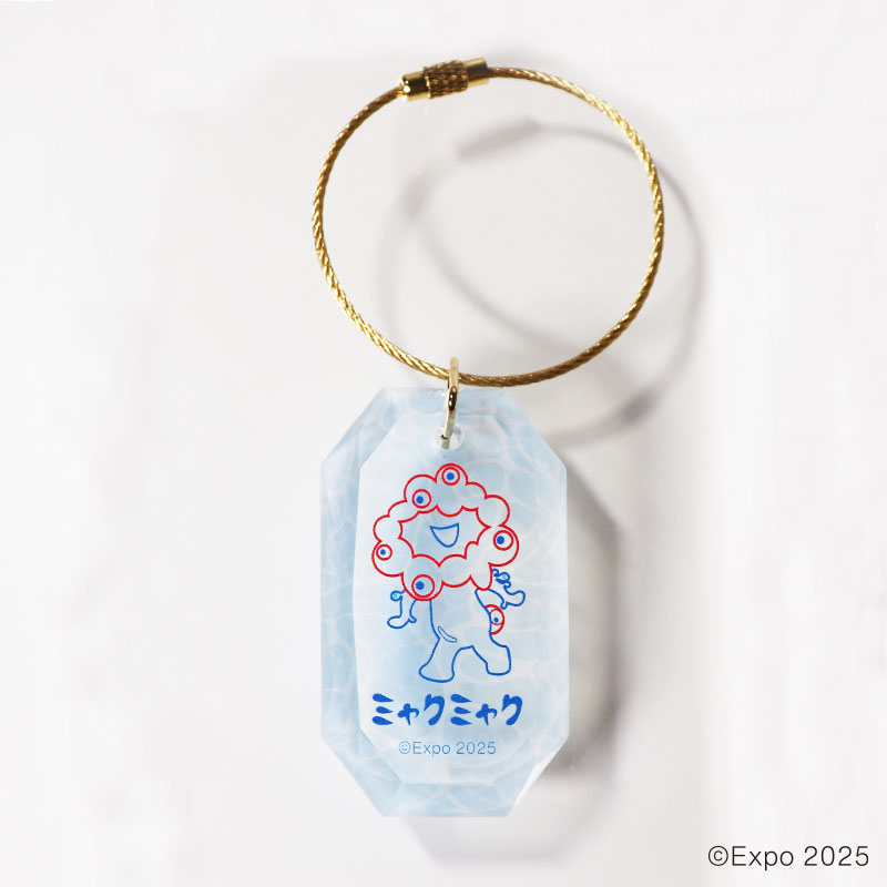EXPO 2025 ミャクミャク クリスタルチャーム 水面 | キーホルダー