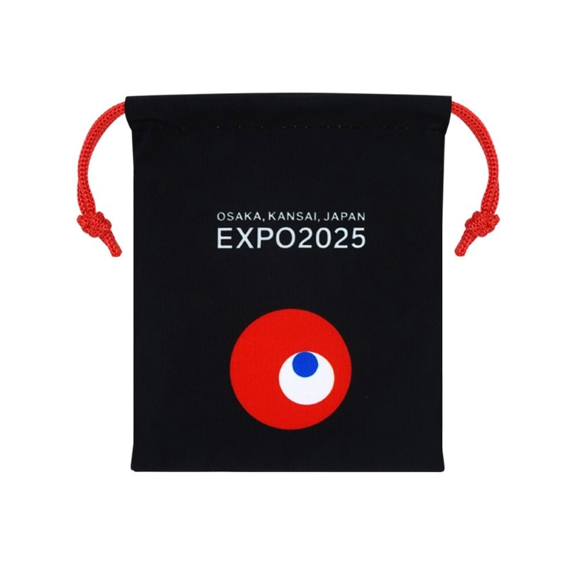 EXPO2025 VI  ミニ巾着 Inochi 黒 