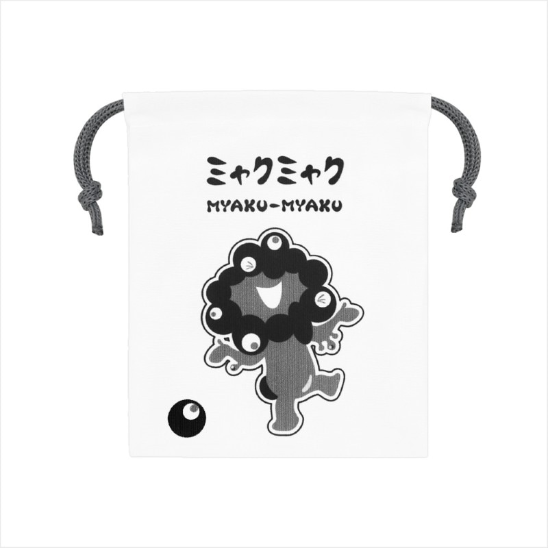 EXPO2025 ミャクミャク  ミニ巾着 ウキウキ  白 