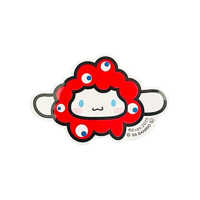 EXPO2025 【サンリオキャラクターズ】 ミャクミャクなりきりアパレルステッカー顔　シナモロール　