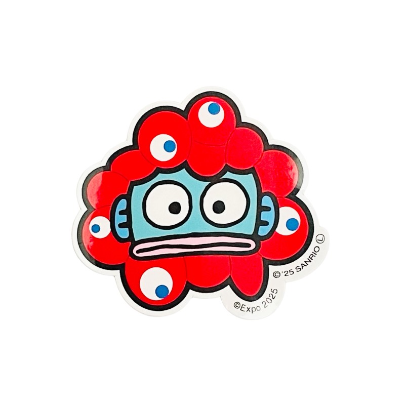EXPO2025 【サンリオキャラクターズ】 ミャクミャクなりきりアパレルステッカー顔　ハンギョドン　