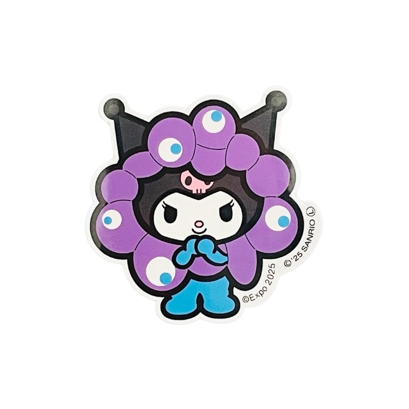 EXPO2025 【サンリオキャラクターズ】 ミャクミャクなりきりアパレルステッカー全身　クロミ　