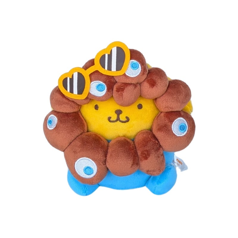 EXPO2025 【サンリオキャラクターズ】 ミャクミャクなりきりぬいぐるみM　日焼け　ポムポムプリン　