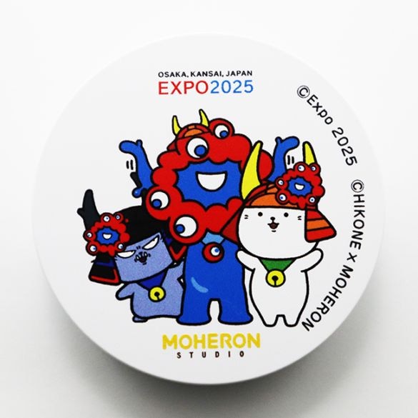 EXPO2025 ミャクミャク 【ひこにゃん】 丸型マグネットクリップ（A：みんなでミャクミャク♪）