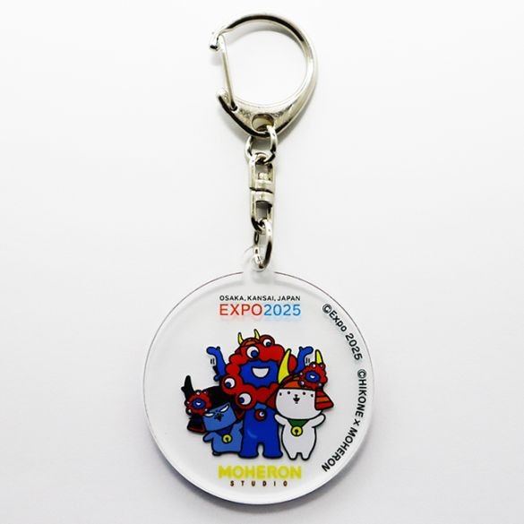EXPO2025 ミャクミャク 【ひこにゃん】 アクリルチャーム キーホルダー（みんなでミャクミャク♪）