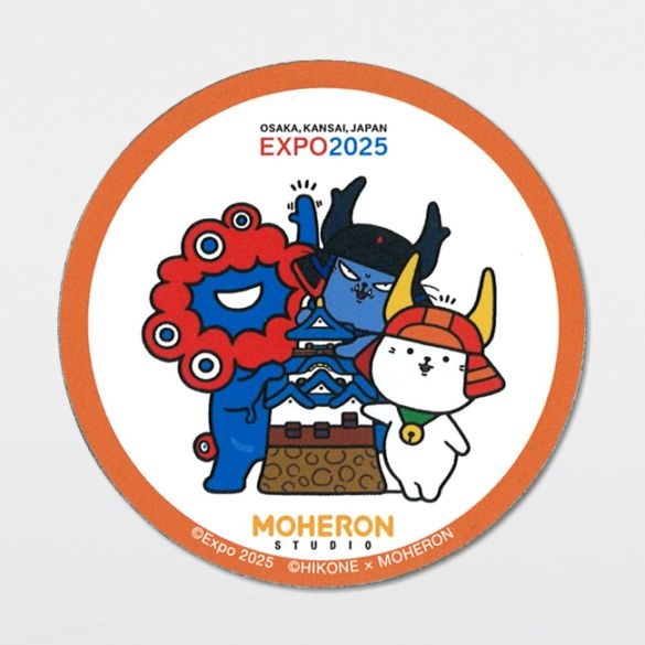 EXPO2025 ミャクミャク 【ひこにゃん】 マグネットステッカー（B：彦根城をみんなでアピール）
