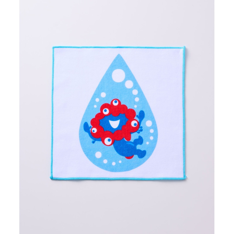 『ミャクミャクと…ミャクミャク誕生ものがたり』 タオルハンカチ（ミャクミャクとしずく）
