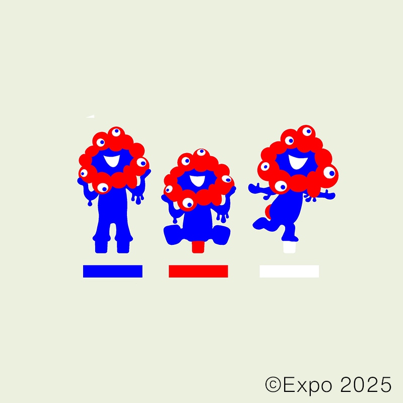 EXPO2025 ミャクミャク ミニミニフィギュア 新仕様版 【3体セット