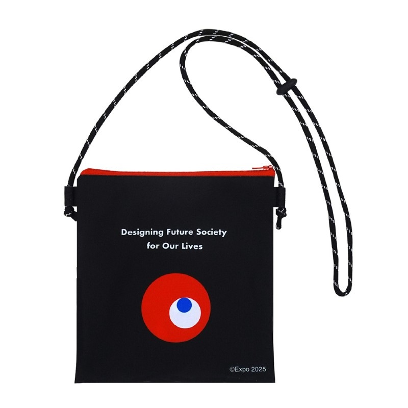 EXPO2025 VI  ショルダーポーチ なかま 黒 