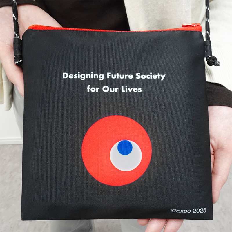 EXPO2025 VI  ショルダーポーチ なかま 黒 