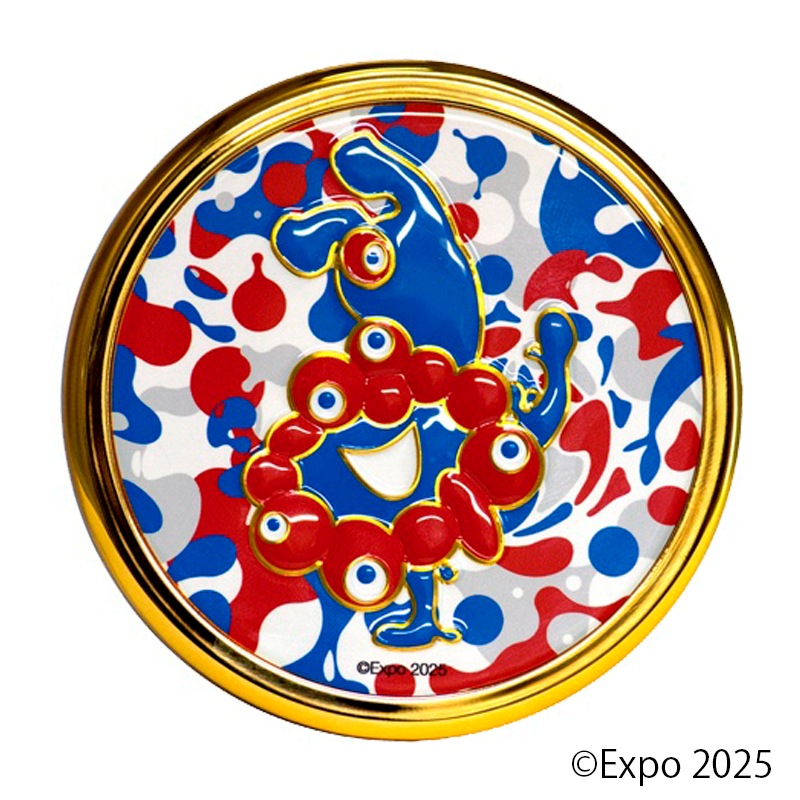 EXPO2025 ミャクミャク 彫金Wコンパクトミラー