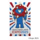 EXPO2025 ミャクミャク 彫金マグネット角