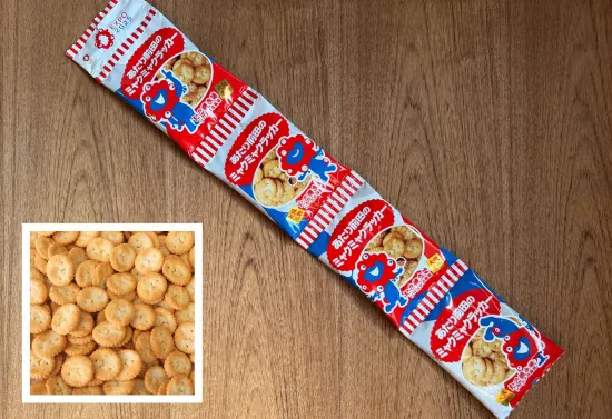 あたり前田のミャクミャクラッカー4連　たこ焼き味
