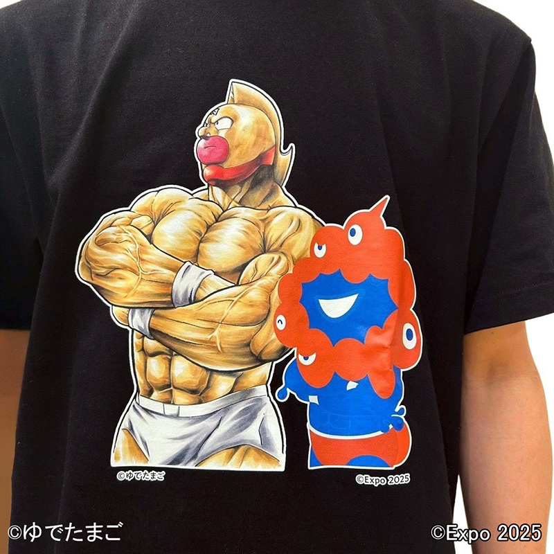 EXPO2025 ミャクミャク キン肉マンコラボ Tシャツ ブラック XL