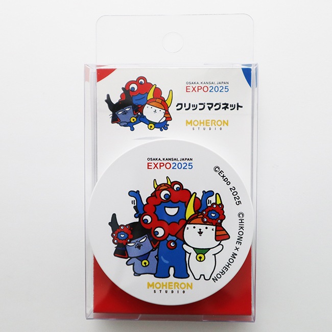 EXPO2025 ミャクミャク 【ひこにゃん】 丸型マグネットクリップ（A