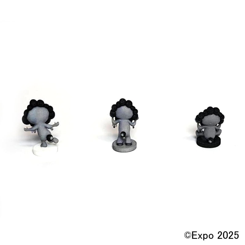EXPO2025 ミャクミャク ミニミニフィギュア 黒ミャクミャク 【3体セット】