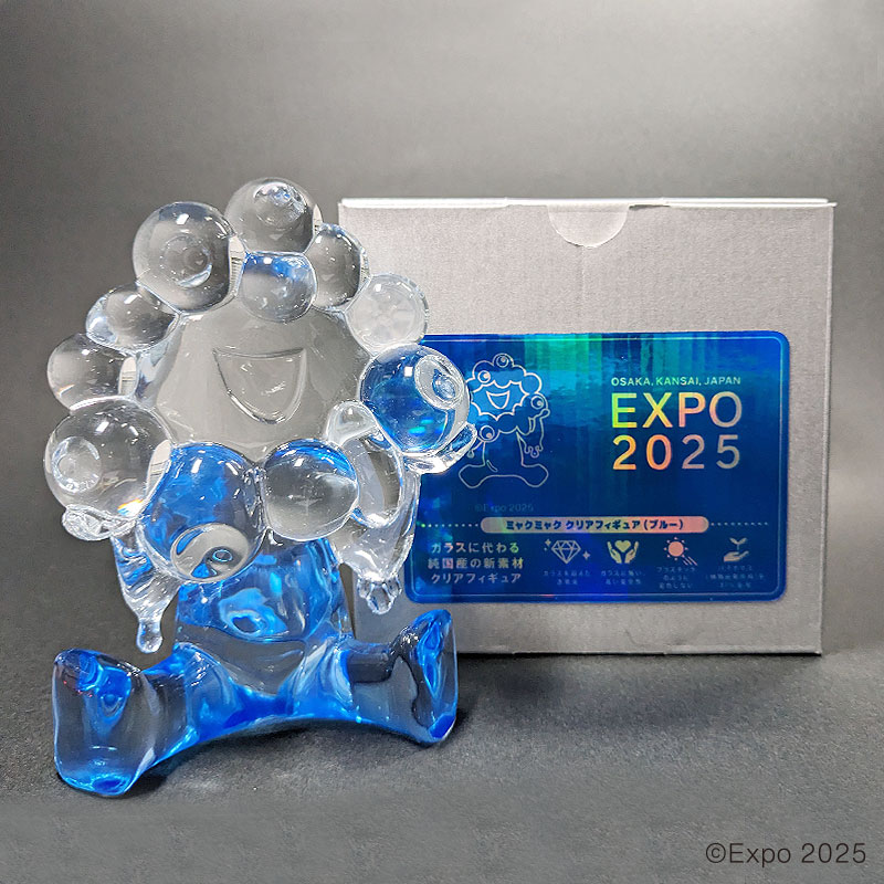 EXPO 2025 ミャクミャク クリアフィギュア ブルー | フィギュア
