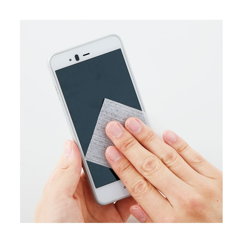 小箱にきゅん！スマホもふける ミャクミャクメガネふき（チェック）