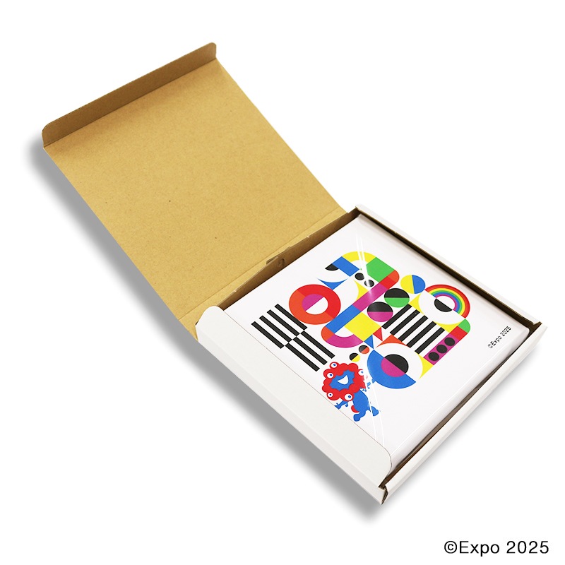 EXPO2025　ミャクミャク　キャンバスジクレー印刷　アーティスティックミャクミャク【ホワイト】