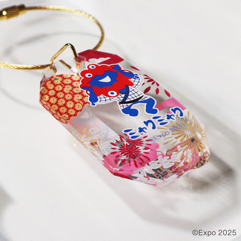 EXPO 2025 ミャクミャク クリスタルチャーム 祭 | キーホルダー