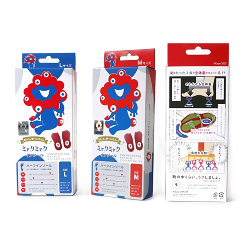 EXPO2025 ミャクミャク  インソール  RGT/010 赤 L ユニセックス 