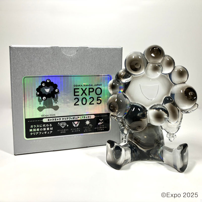 EXPO 2025 ミャクミャク クリアフィギュア モノクロ | フィギュア