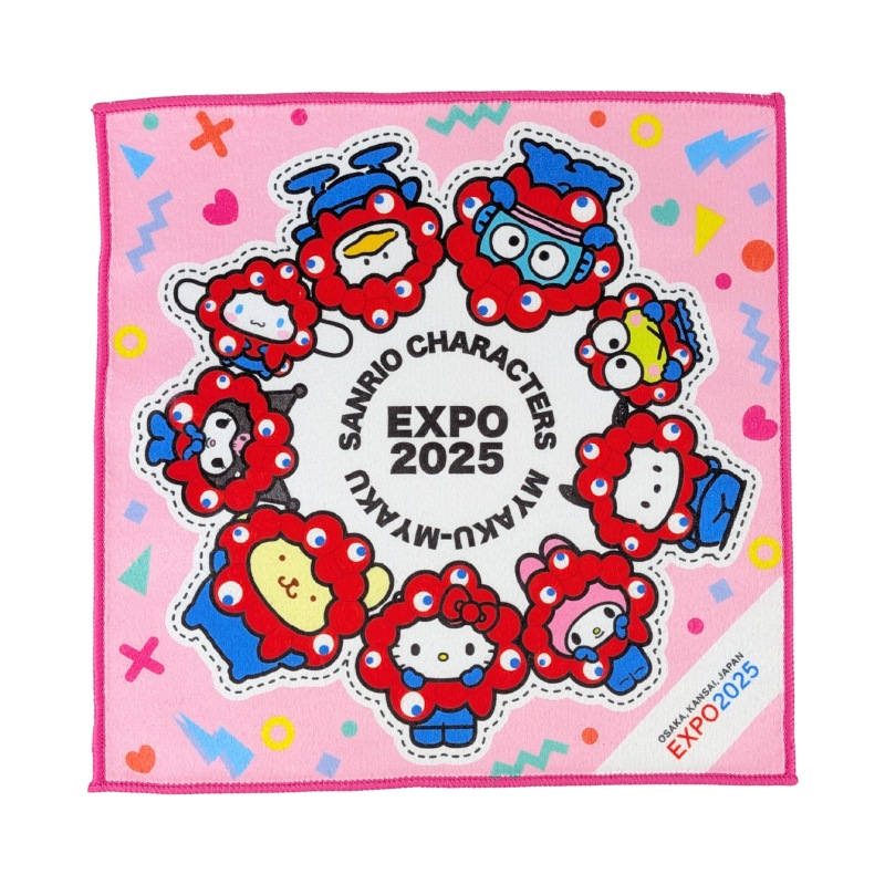 EXPO2025 【サンリオキャラクターズ】ミャクミャクなりきり ミニタオル