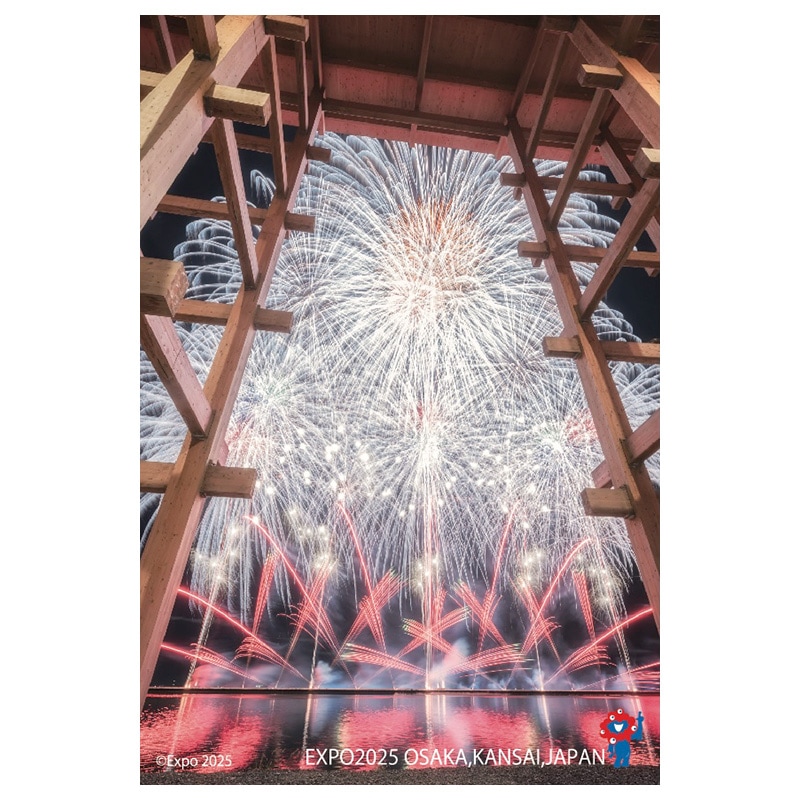 万博花火ポストカードセット5枚組