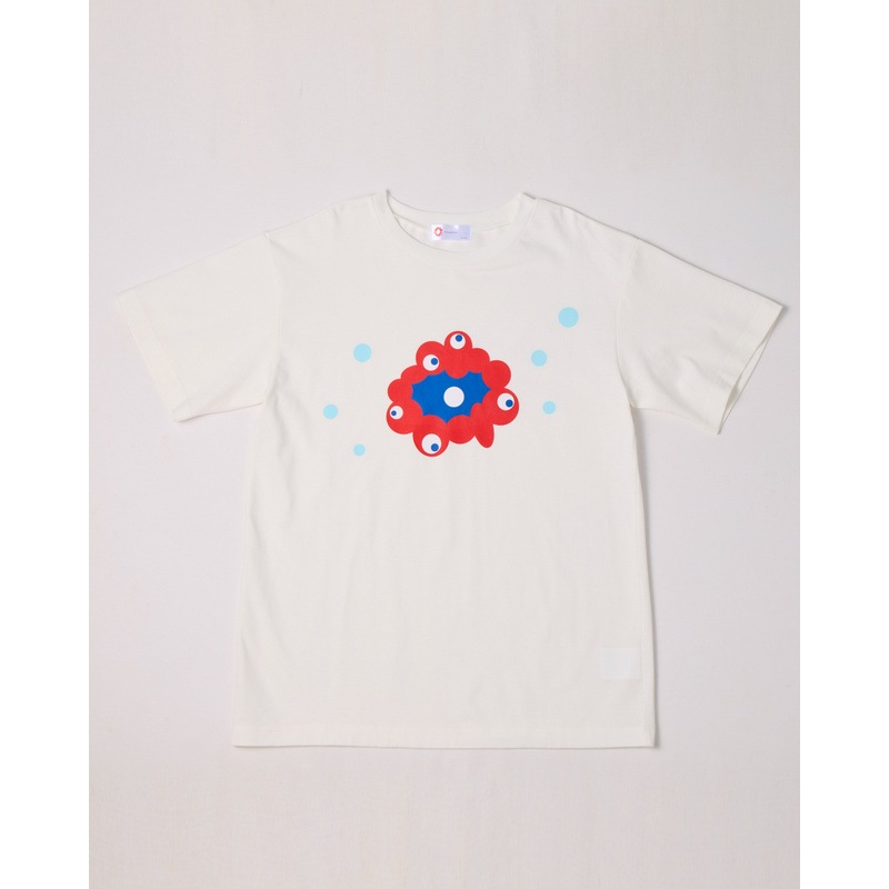『ミャクミャクと…ミャクミャク誕生ものがたり』プリントTシャツ（Sサイズ）