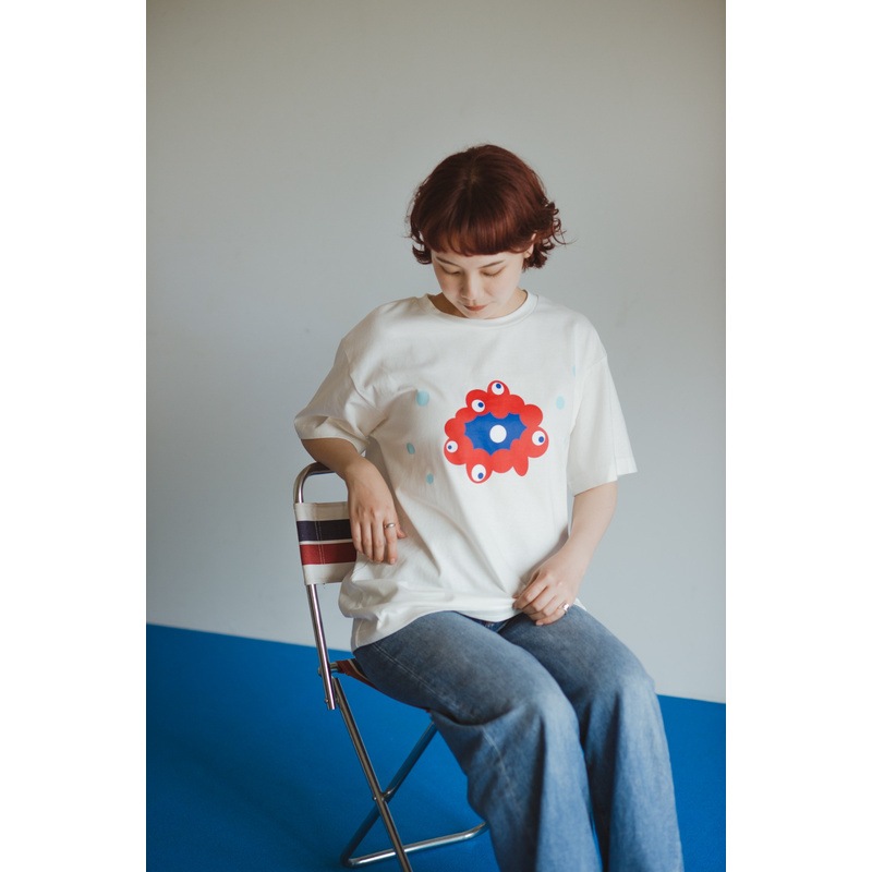 『ミャクミャクと…ミャクミャク誕生ものがたり』プリントTシャツ（Sサイズ）