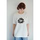 『ミャクミャクと…ミャクミャク誕生ものがたり』プリントTシャツ・黒ミャクミャク（Sサイズ）